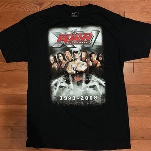 WWE Raw 15th Anniversary Vintage T-shirt